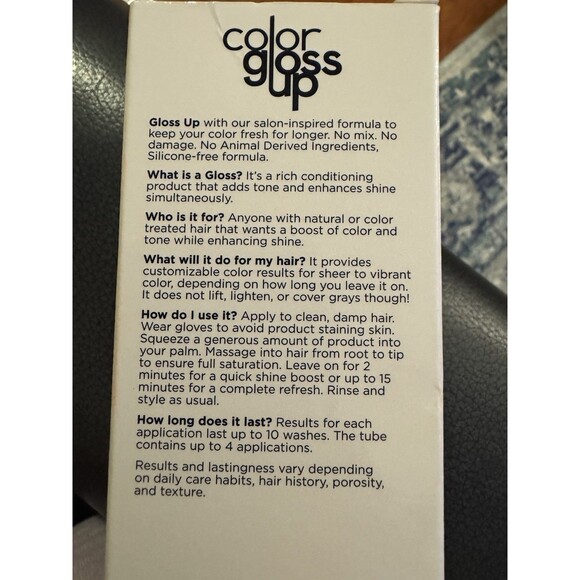 Clairol Hair Color Gloss Up Instant Color Gloss Toasted Almond Blonde NEW - Picture 4 of 7